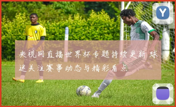 央视网直播世界杯专题持续更新 球迷关注赛事动态与精彩看点